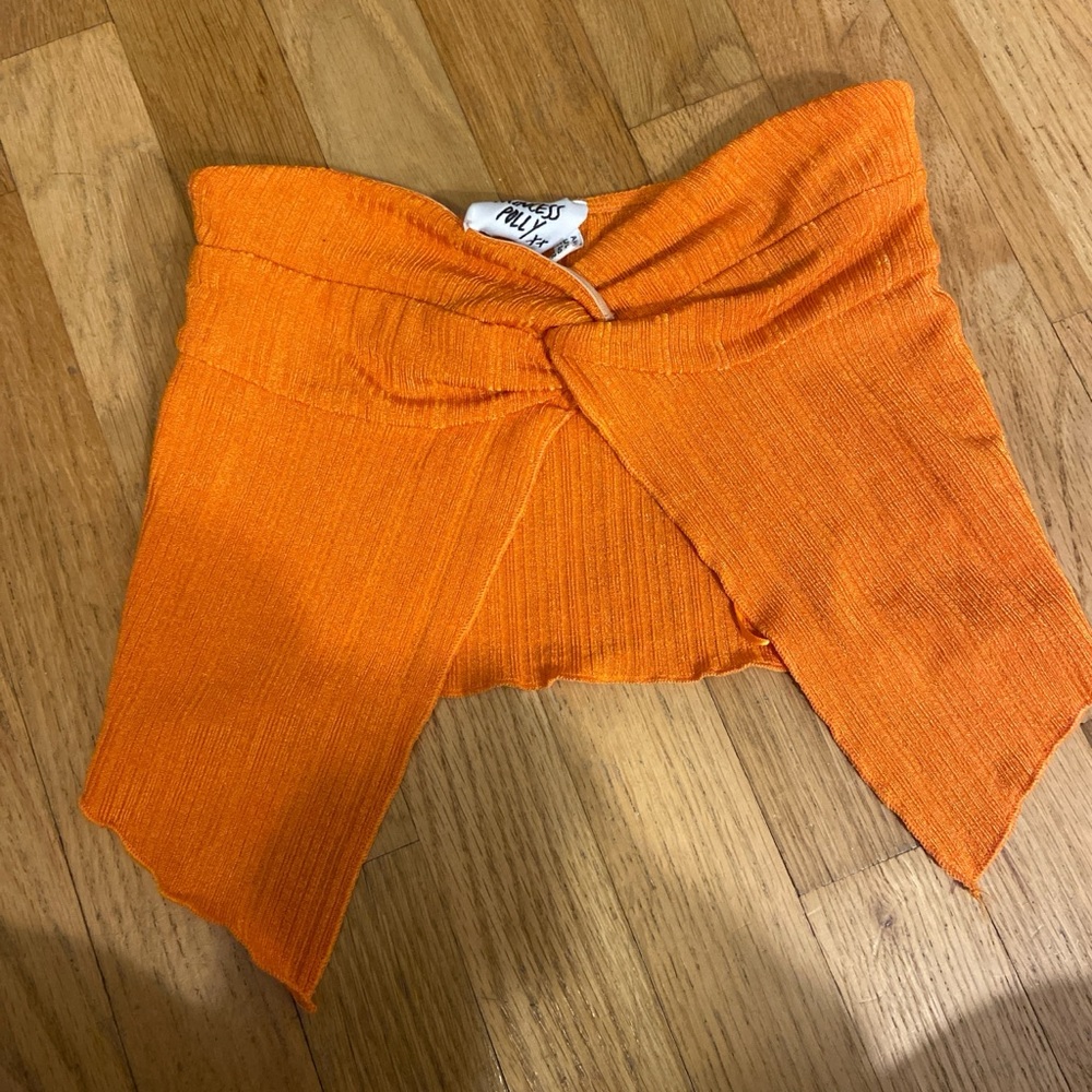 Princess Polly Bright Orange Tube Top